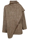 ISABEL MARANT ASYMMETRIC COAT,11072402