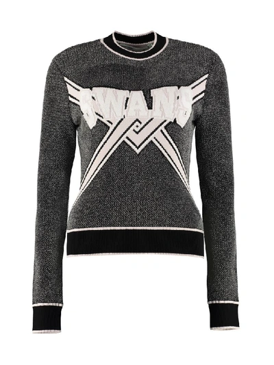 OFF-WHITE LONG-SLEEVED CREW-NECK SWEATER,11072298