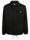 Msgm Black Oversize Jacket In Black