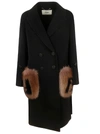 FENDI DOUBLE BREASTED COAT,11071818