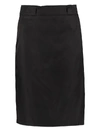 PRADA NYLON GABARDINE WRAP SKIRT,11071775