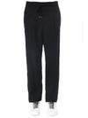 SAINT LAURENT BLACK WOOL TAILORED JOGGERS trousers,583275 Y903V1000