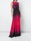 TADASHI SHOJI SLEEVELESS OMBRE GOWN,BKJ19600L