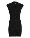 BALMAIN Rib Knit Mini Dress,060037084183