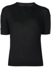 Vera Wang Ribbed Knit Mini Dress In Black