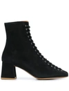 BY FAR LACE UP ANKLE BOOTS