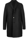 HARRIS WHARF LONDON MIDI SINGLE BREASTED COAT