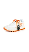 Marc Jacobs The Jogger Sneakers In Off White/orange