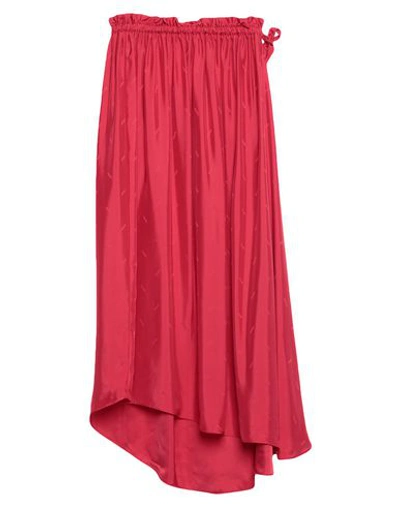 Kenzo Maxi Skirts In Red