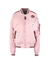 Alpha Industries Bomber In Pastel Pink