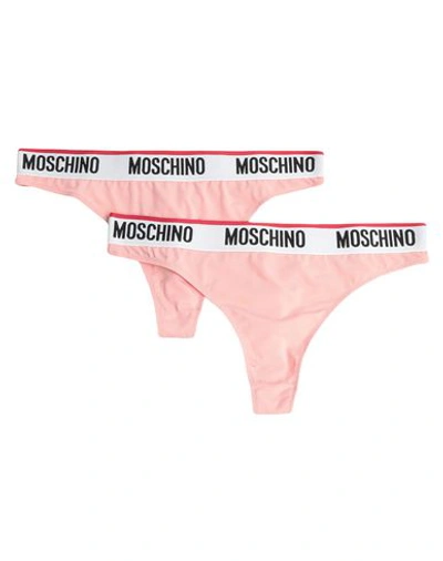 Moschino Thongs In Pastel Pink