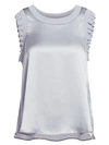 Cinq À Sept Women's Tous Les Jours Lenore Silk Tank In French Lavender