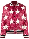 Saint Laurent "varsity" Jacket In Red