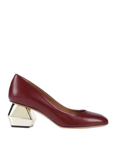 Emporio Armani Pumps In Red