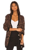 MILLY CHEETAH CARDIGAN,MILL-WK131