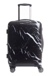 CALPAK ASTYLL 22-INCH ROLLING SPINNER SUITCASE - BLACK,LAT3000-1PC