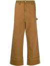 JUNYA WATANABE WIDE LEG CROPPED TROUSERS