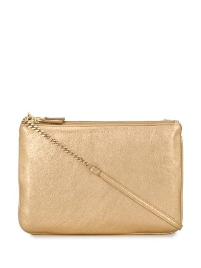 Sandro Addict Pouch In Gold