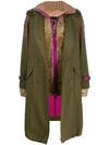BAZAR DELUXE LAYERED TRENCH COAT