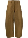 LEMAIRE HIGH WAISTED CROPPED TROUSERS