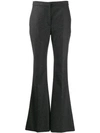 ALEXANDER MCQUEEN FLARED MID-RISE TROUSERS