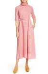 RACHEL COMEY SOLA MOCK NECK MIDI DRESS,194W-609-S1110