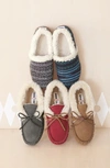 Minnetonka 'chrissy' Slipper Bootie In Red Plaid