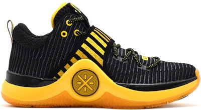 Pre-owned Li-ning  Way Of Wade 6 Caution In Black/yellow