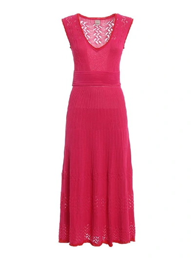 Pinko Women's Fuchsia Viscose Dress