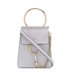 CHLOÉ Light Grey Small Faye Bracelet Bag