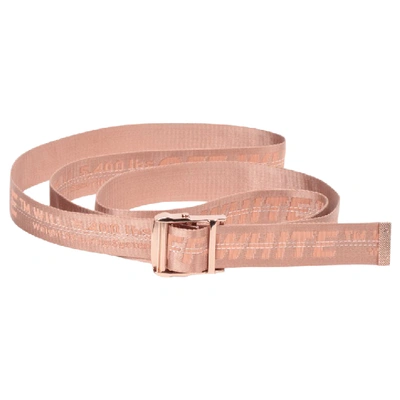 Pre-owned Off-white Industrial Belt Nude/nude