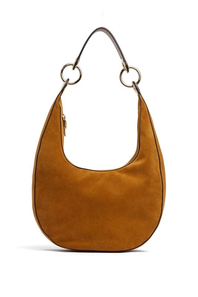 Rebecca Minkoff Sofia Leather Hobo Bag In Nutmeg