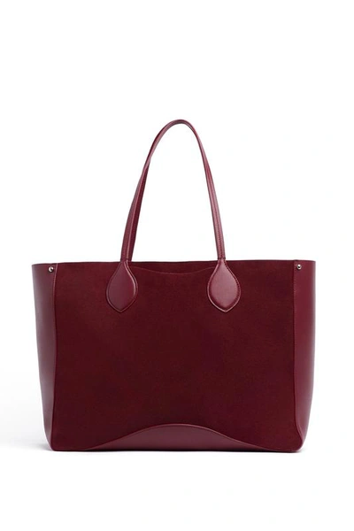 Rebecca Minkoff Pippa Unlined Tote Bag In Pinot Noir