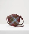 VIVIENNE WESTWOOD Derby Round Crossbody Bag Vivienne's Tartan