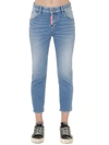 DSQUARED2 COOL GIRL DENIM CROPPED JEANS,S72LB0218 S30662470