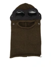 C.P. COMPANY KNITTED WOOL SKI MASK WITH GOGGLES