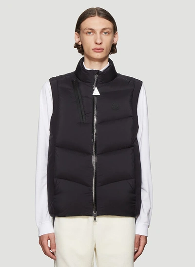 Moncler Jacot Padded Gilet Jacket In Black | ModeSens