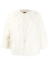 YVES SALOMON FEATHER JACKET