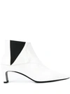 MCQ BY ALEXANDER MCQUEEN CONTRAST SIDE PANEL BOOTS