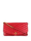 TORY BURCH KIRA LEATHER CLUTCH