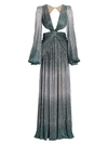PATBO Ombre Lurex Cutout Gown
