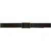 DEEPTI DEEPTI REVERSIBLE BLACK LEATHER FUEL TRIGGER BELT