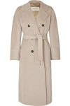 MAX MARA MADAME BELTED DOUBLE-BREASTED WOOL AND CASHMERE-BLEND COAT