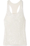 ASHISH SEQUINED GEORGETTE TANK