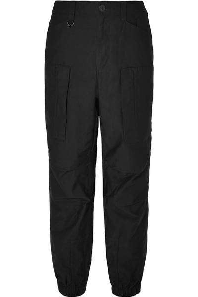 Ambush Flight Cotton-twill Cargo Pants In Black