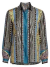 ETRO Geometric Paisley Silk Blouse