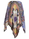 ETRO Geometric Paisley Handkerchief Poncho