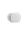 EMANUELE BICOCCHI MEN'S SILVER OCTAGON SIGNET RING,PROD224380272