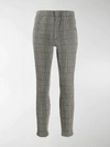 CHLOÉ CHECKED CROPPED LEGGINGS,14113383