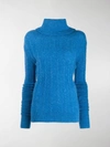 JACQUEMUS SOFIA RIBBED ROLL-NECK JUMPER,193KN0719314480251